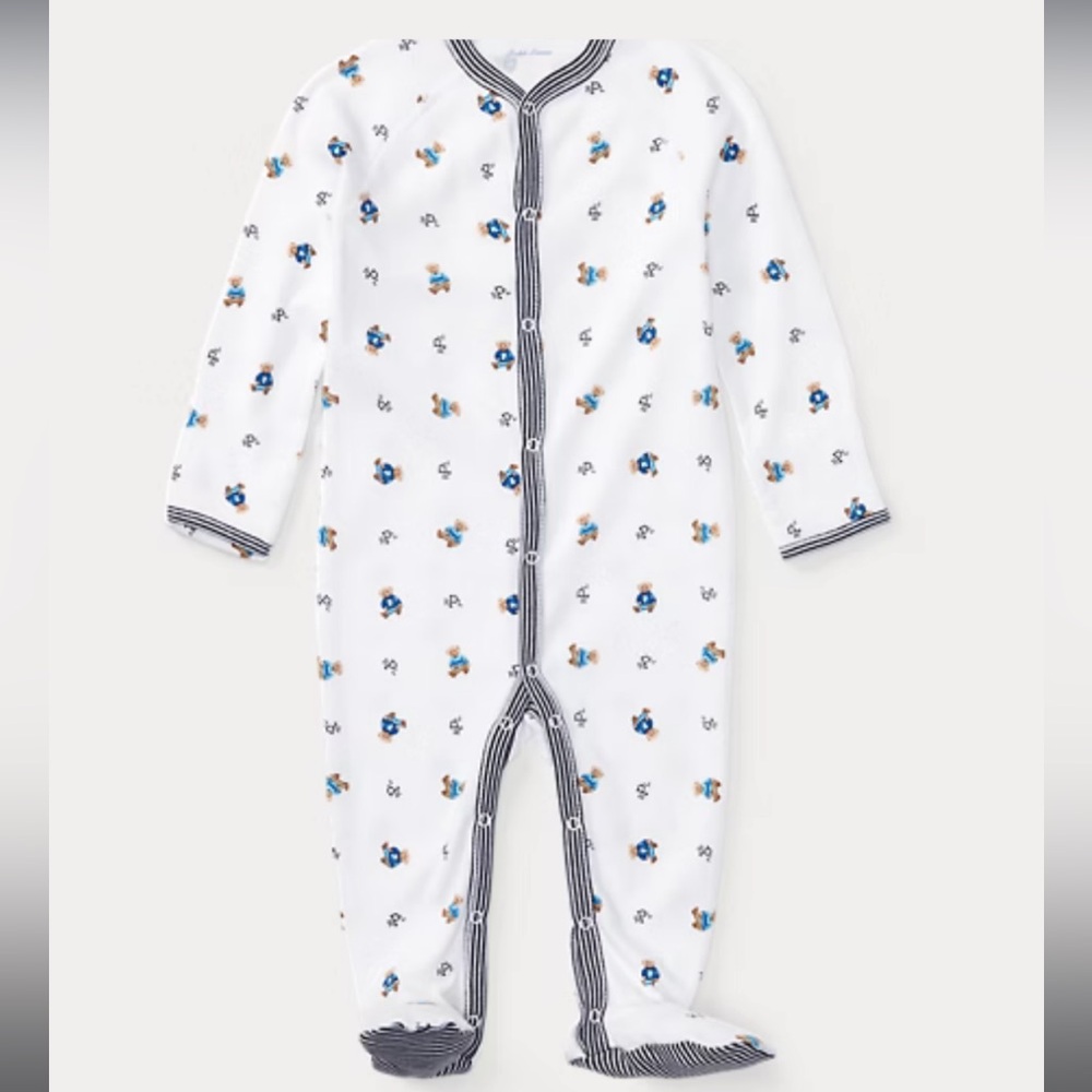 Ralph Lauren Polo Bear baby onesie